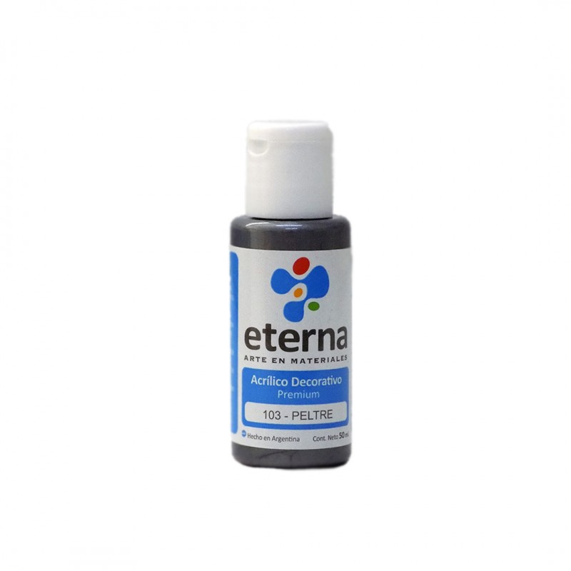 ACRILICO DECORATIVO ETERNA X50ML. PELTRE ACRILICO DECORATIVO ETERNA X50ML. PELTRE