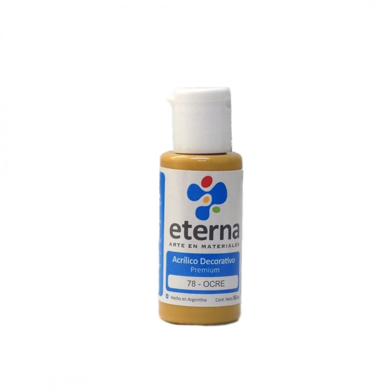 ACRILICO DECORATIVO ETERNA X50ML. OCRE ACRILICO DECORATIVO ETERNA X50ML. OCRE