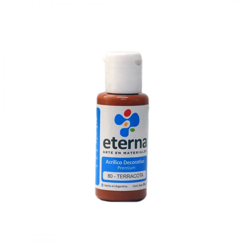 ACRILICO DECORATIVO ETERNA X50ML. TERRACOTA ACRILICO DECORATIVO ETERNA X50ML. TERRACOTA