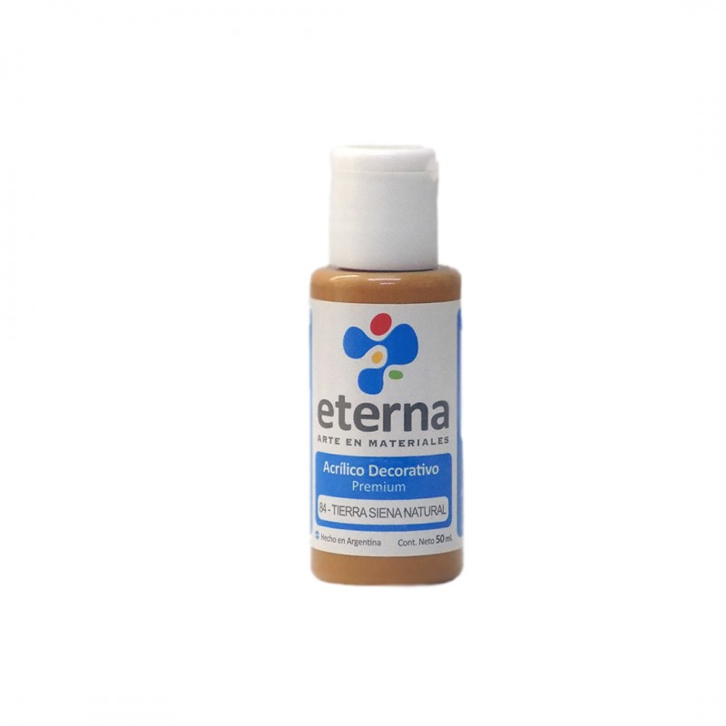 ACRILICO DECORATIVO ETERNA X50ML. TIERRA SIENA NAT. ACRILICO DECORATIVO ETERNA X50ML. TIERRA SIENA NAT.