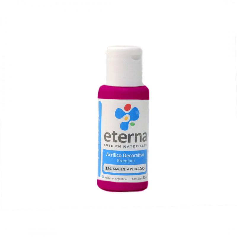ACRILICO DECORATIVO ETERNA X50ML. MAGENTA PERLADO ACRILICO DECORATIVO ETERNA X50ML. MAGENTA PERLADO