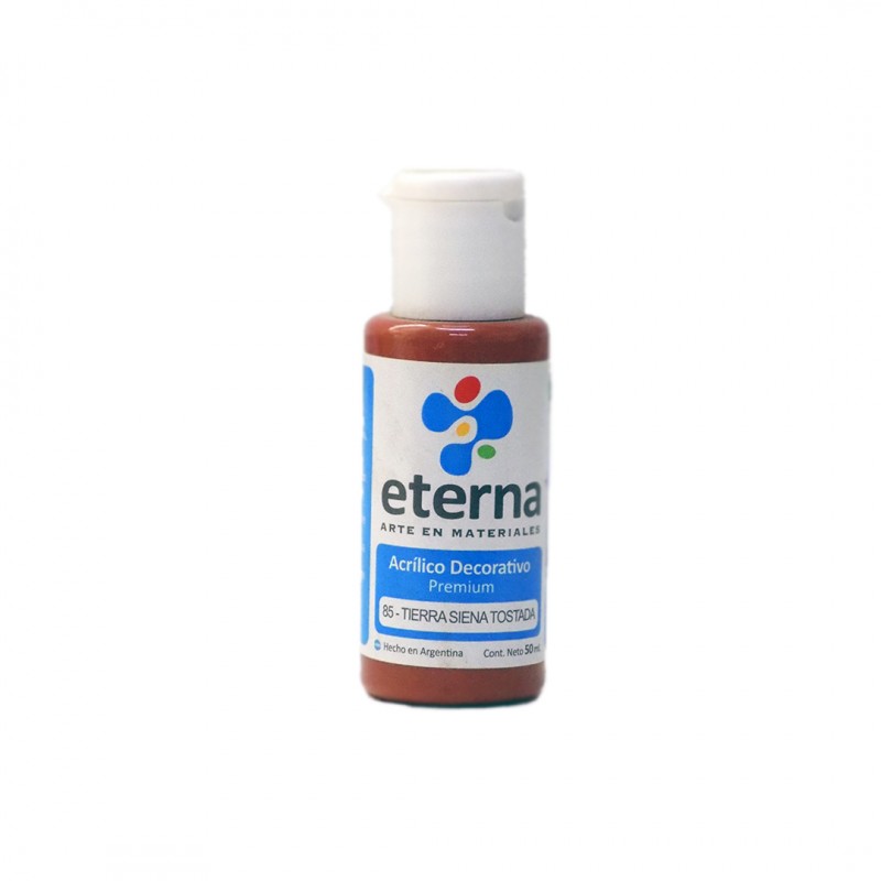 ACRILICO DECORATIVO ETERNA X50ML. TIERRA SIENA TOSTADA ACRILICO DECORATIVO ETERNA X50ML. TIERRA SIENA TOSTADA