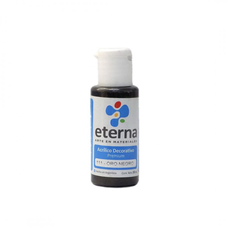 ACRILICO DECORATIVO ETERNA X50ML. ORO NEGRO ACRILICO DECORATIVO ETERNA X50ML. ORO NEGRO