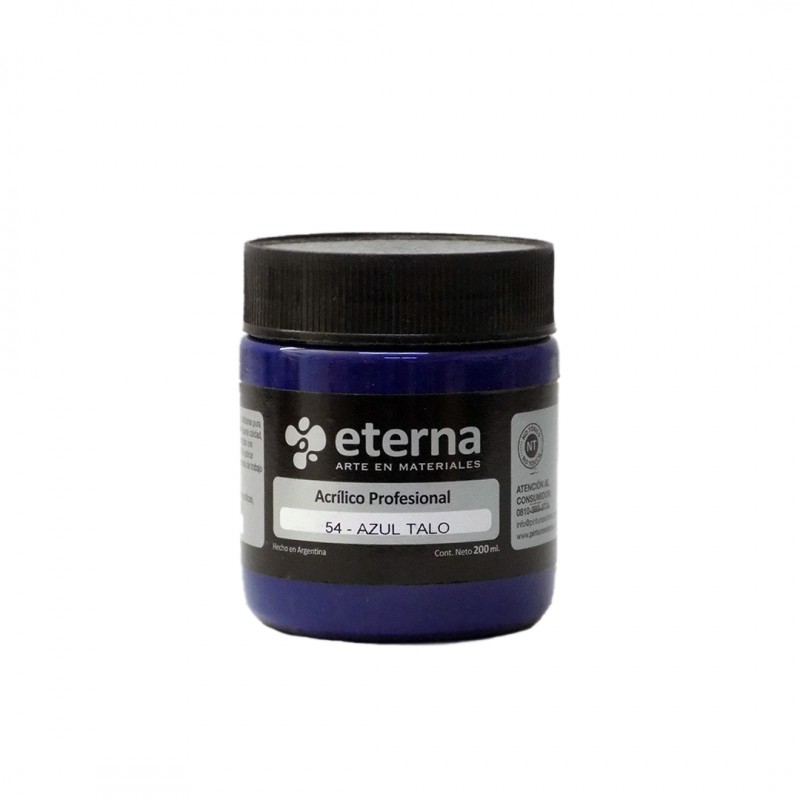 ACRILICO PROF. ETERNA X200ML. AZUL TALO ACRILICO PROF. ETERNA X200ML. AZUL TALO