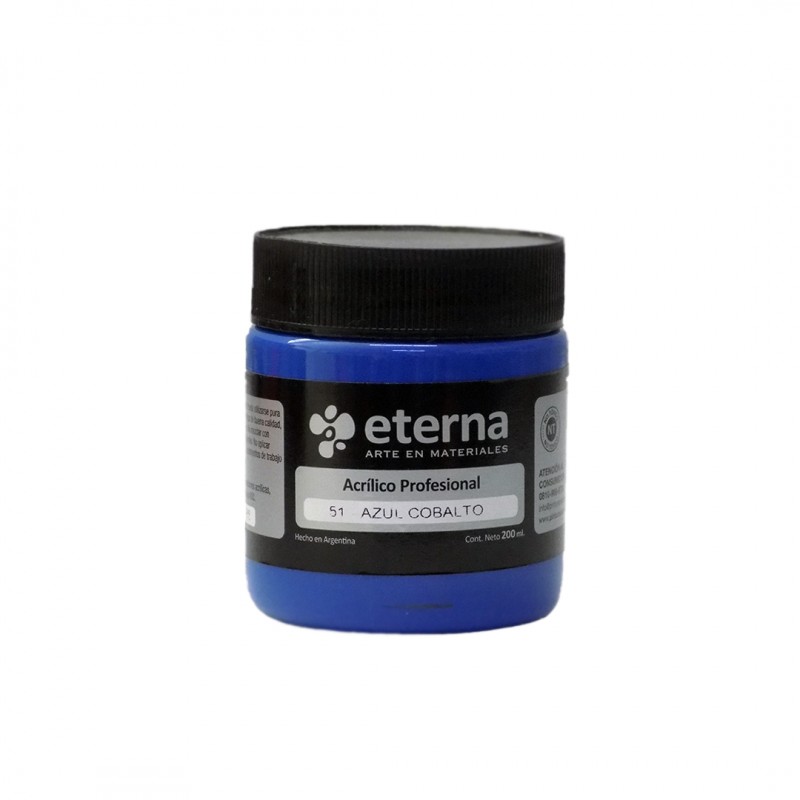ACRILICO PROF. ETERNA X200ML. AZUL COBALTO ACRILICO PROF. ETERNA X200ML. AZUL COBALTO
