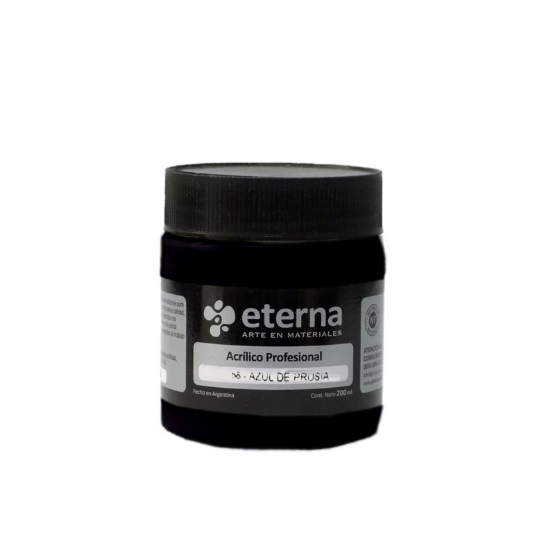 ACRILICO PROF. ETERNA X200ML. AZUL DE PRUSIA ACRILICO PROF. ETERNA X200ML. AZUL DE PRUSIA