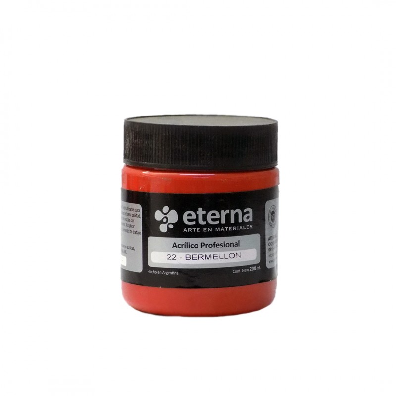 ACRILICO PROF. ETERNA X200ML. BERMELLON ACRILICO PROF. ETERNA X200ML. BERMELLON