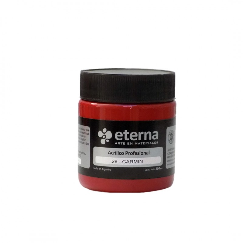 ACRILICO PROF. ETERNA X200ML. CARMIN ACRILICO PROF. ETERNA X200ML. CARMIN
