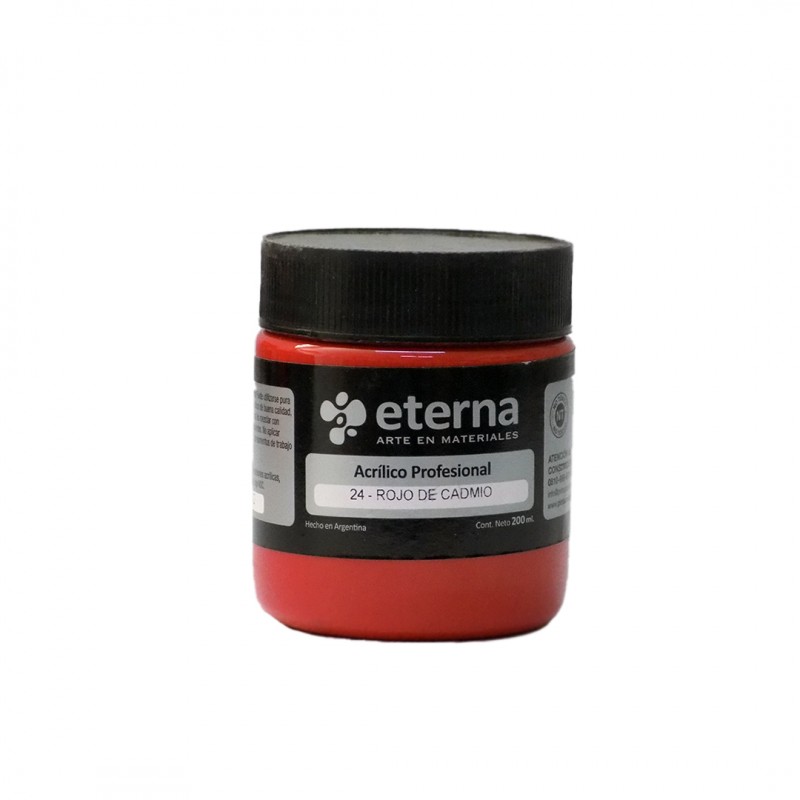 ACRILICO PROF. ETERNA X200ML. ROJO DE CADMIO ACRILICO PROF. ETERNA X200ML. ROJO DE CADMIO