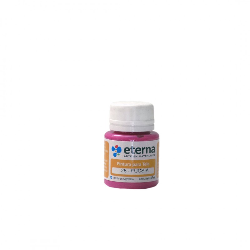 PINTURA PARA TELA ETERNA X37ML. FUCSIA PINTURA PARA TELA ETERNA X37ML. FUCSIA