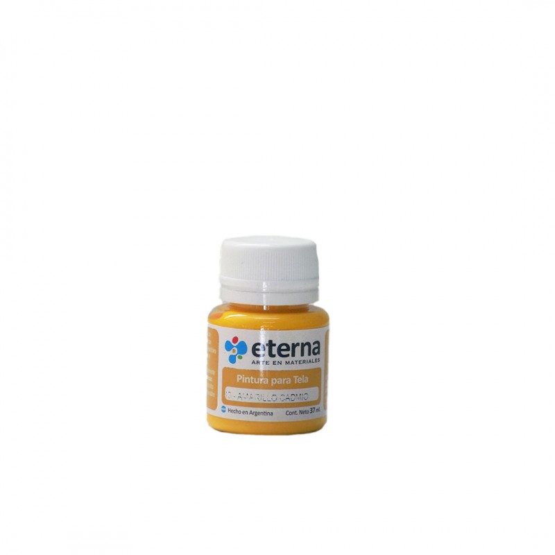 PINTURA PARA TELA ETERNA X37ML. AMARILLO DE CADMIO PINTURA PARA TELA ETERNA X37ML. AMARILLO DE CADMIO