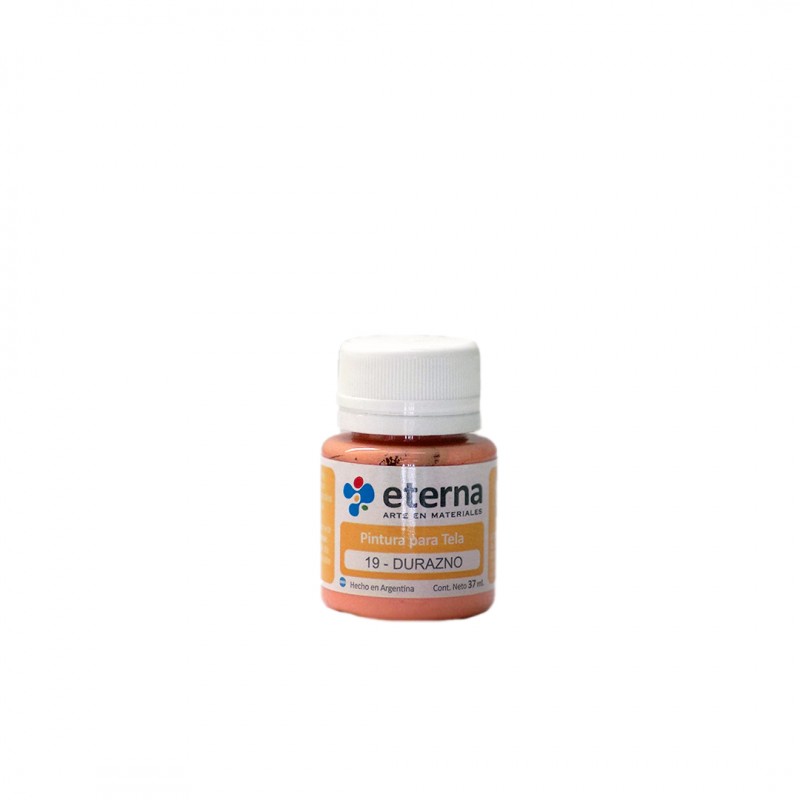 PINTURA PARA TELA ETERNA X37ML. DURAZNO PINTURA PARA TELA ETERNA X37ML. DURAZNO