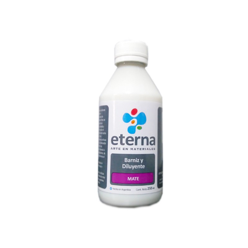 BARNIZ Y DILUYENTE ETERNA X250ML. MATE BARNIZ Y DILUYENTE ETERNA X250ML. MATE