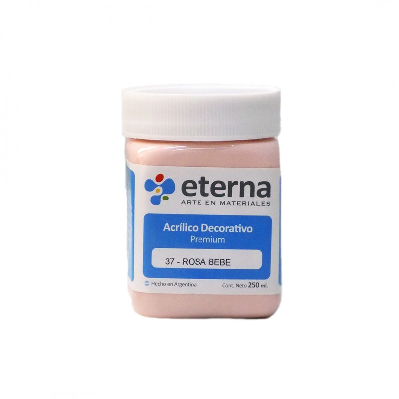 ACRILICO DECORATIVO ETERNA X250ML. ROSA BEBE ACRILICO DECORATIVO ETERNA X250ML. ROSA BEBE