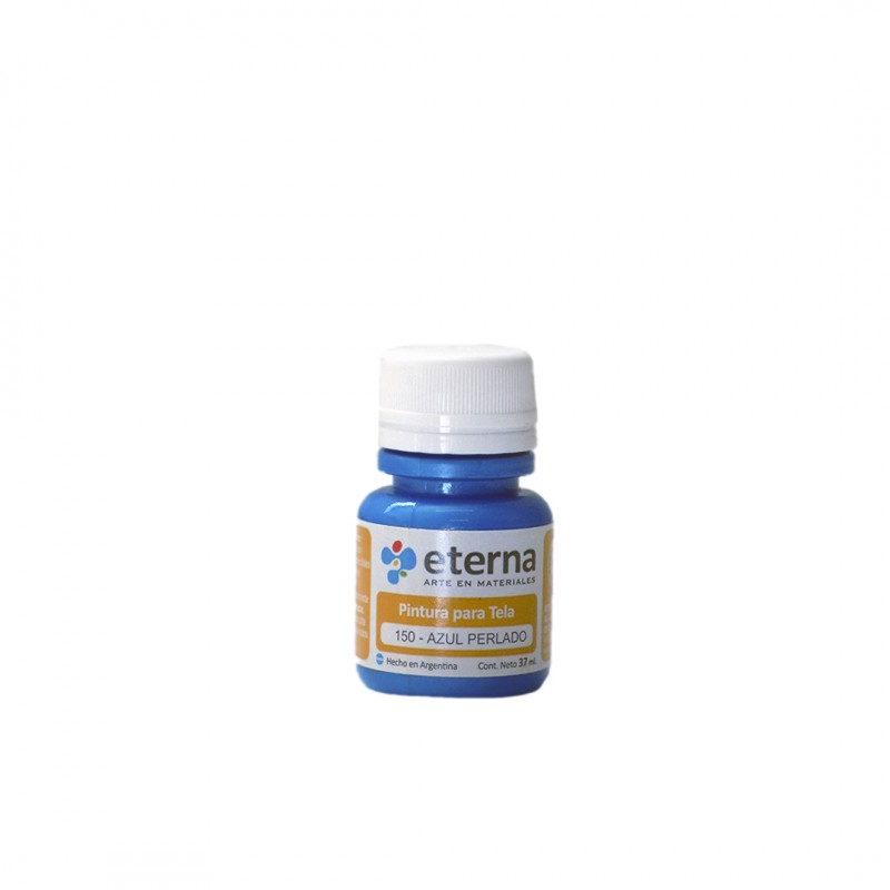 PINTURA P/TELA ETERNA X37ML. AZUL PERLADO PINTURA P/TELA ETERNA X37ML. AZUL PERLADO