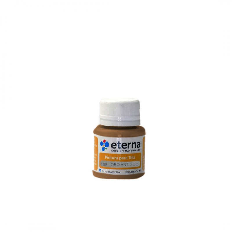 PINTURA P/TELA ETERNA X37ML. ORO ANTIGUO PINTURA P/TELA ETERNA X37ML. ORO ANTIGUO