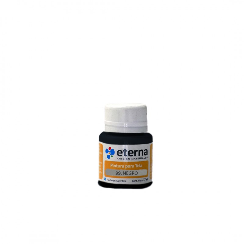 PINTURA P/TELA ETERNA X37ML. NEGRO PINTURA P/TELA ETERNA X37ML. NEGRO