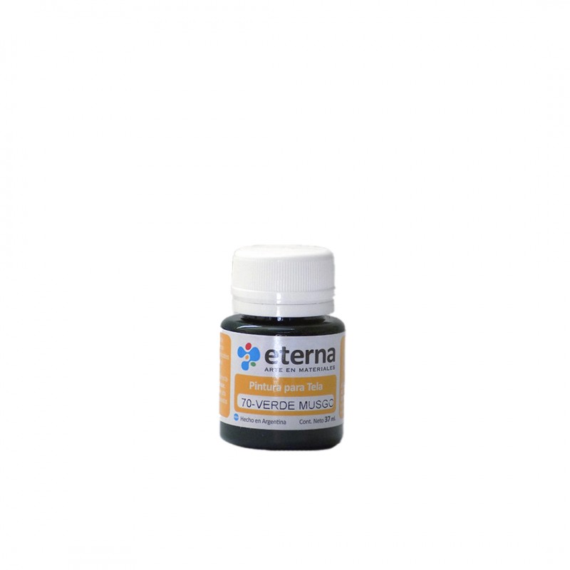 PINTURA P/TELA ETERNA X37ML. VERDE MUSGO PINTURA P/TELA ETERNA X37ML. VERDE MUSGO
