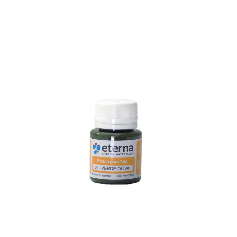 PINTURA P/TELA ETERNA X37ML. VERDE OLIVA