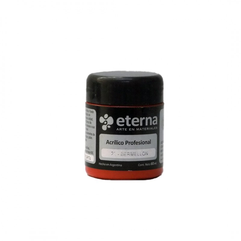 ACRILICO PROF. ETERNA X60ML. BERMELLON ACRILICO PROF. ETERNA X60ML. BERMELLON