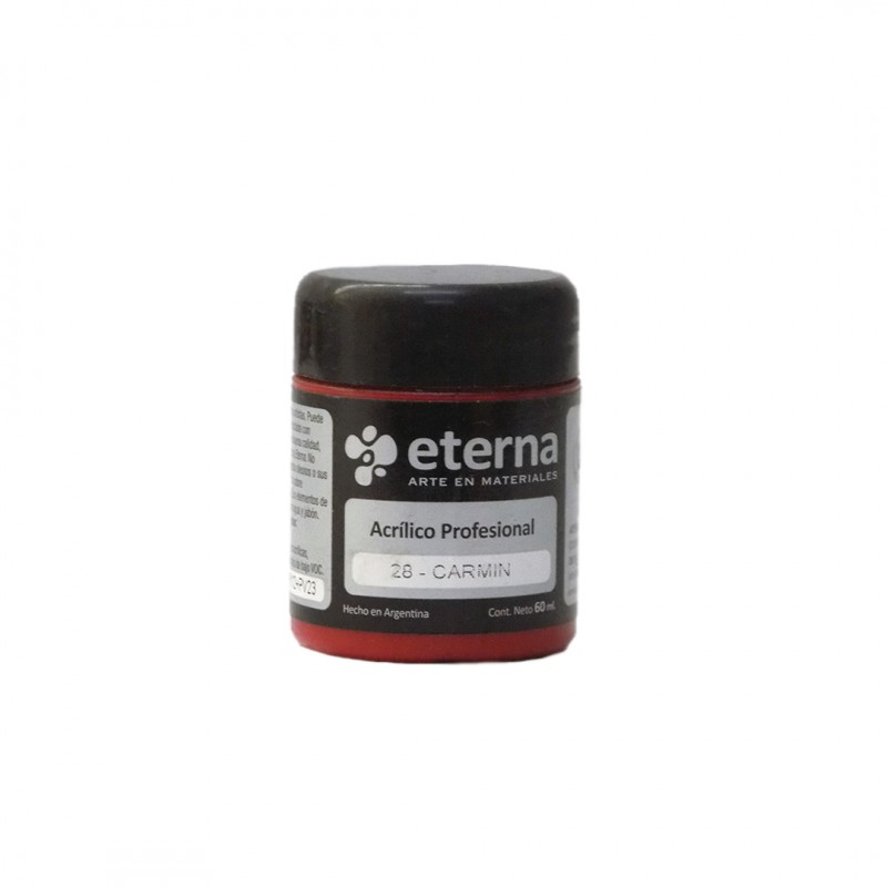 ACRILICO PROF. ETERNA X60ML. CARMIN ACRILICO PROF. ETERNA X60ML. CARMIN