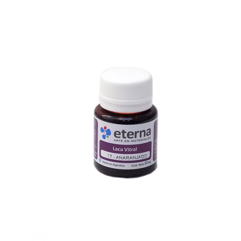 LACA VITRAL ETERNA X37ML. ANARANJADO LACA VITRAL ETERNA X37ML. ANARANJADO