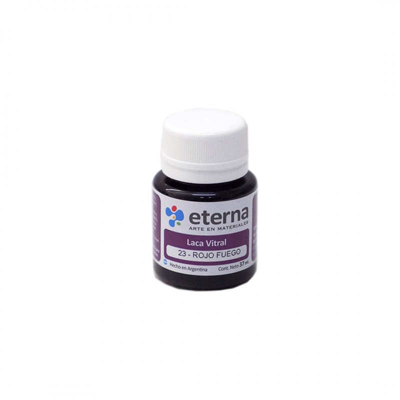 LACA VITRAL ETERNA X37ML. ROJO FUEGO LACA VITRAL ETERNA X37ML. ROJO FUEGO