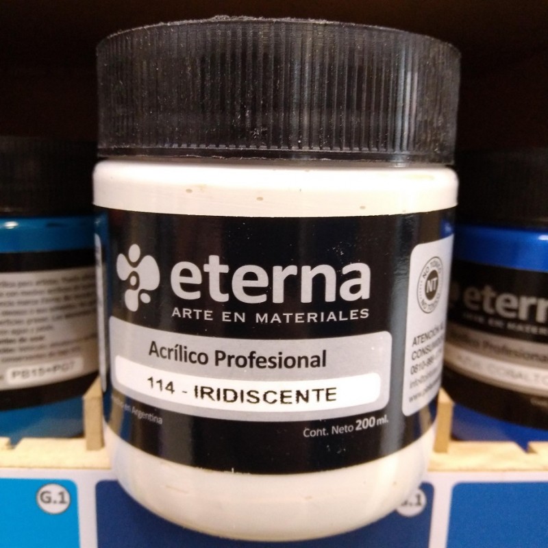 ACRILICO PROF. ETERNA X200ML. IRIDISCENTE ACRILICO PROF. ETERNA X200ML. IRIDISCENTE