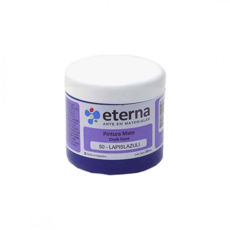 PINTURA CHALK MATE ETERNA X 200ML. LAPISLAZULI PINTURA CHALK MATE ETERNA X 200ML. LAPISLAZULI