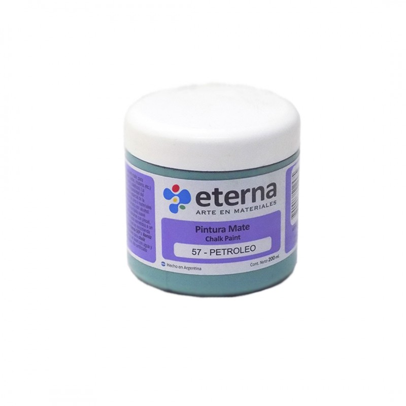 PINTURA CHALK MATE ETERNA X 200ML. PETROLEO PINTURA CHALK MATE ETERNA X 200ML. PETROLEO