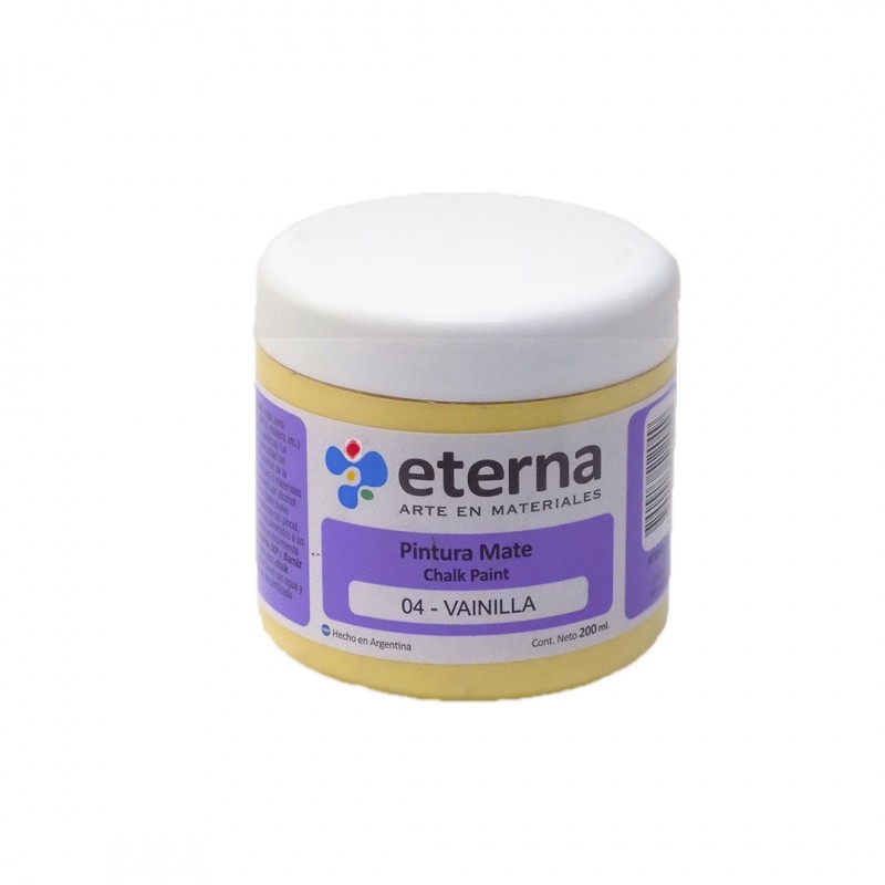 PINTURA CHALK MATE ETERNA X 200ML. VAINILLA PINTURA CHALK MATE ETERNA X 200ML. VAINILLA