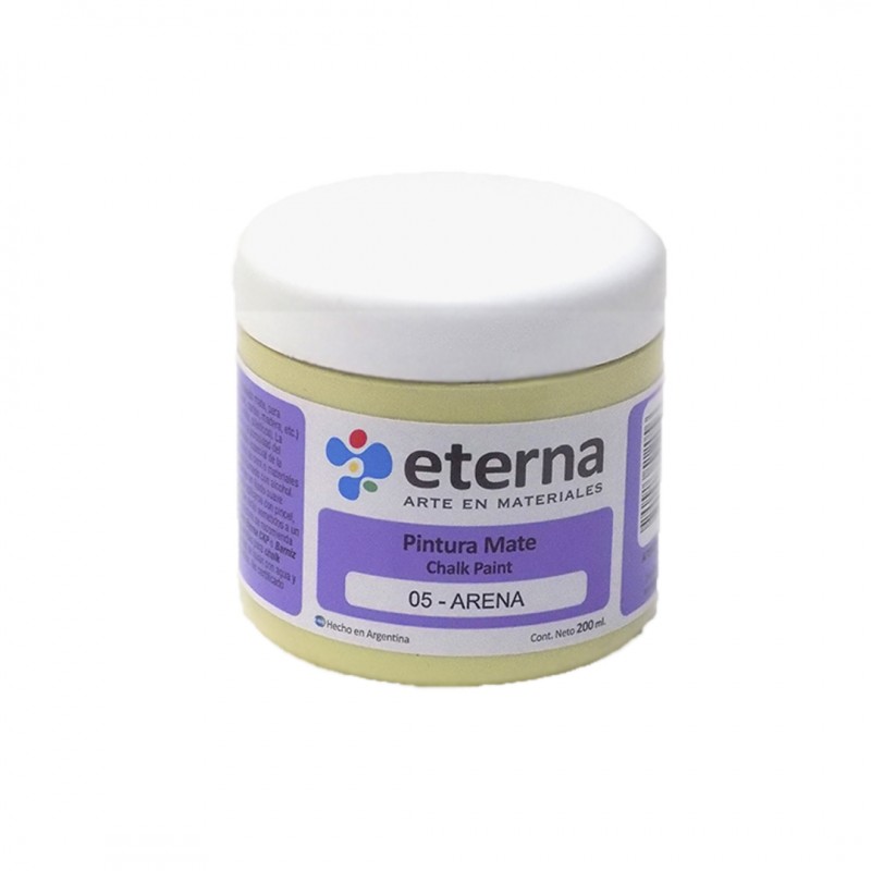 PINTURA CHALK MATE ETERNA X 200ML. ARENA PINTURA CHALK MATE ETERNA X 200ML. ARENA
