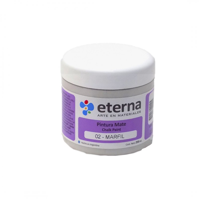 PINTURA CHALK MATE ETERNA X 200ML. MARFIL PINTURA CHALK MATE ETERNA X 200ML. MARFIL