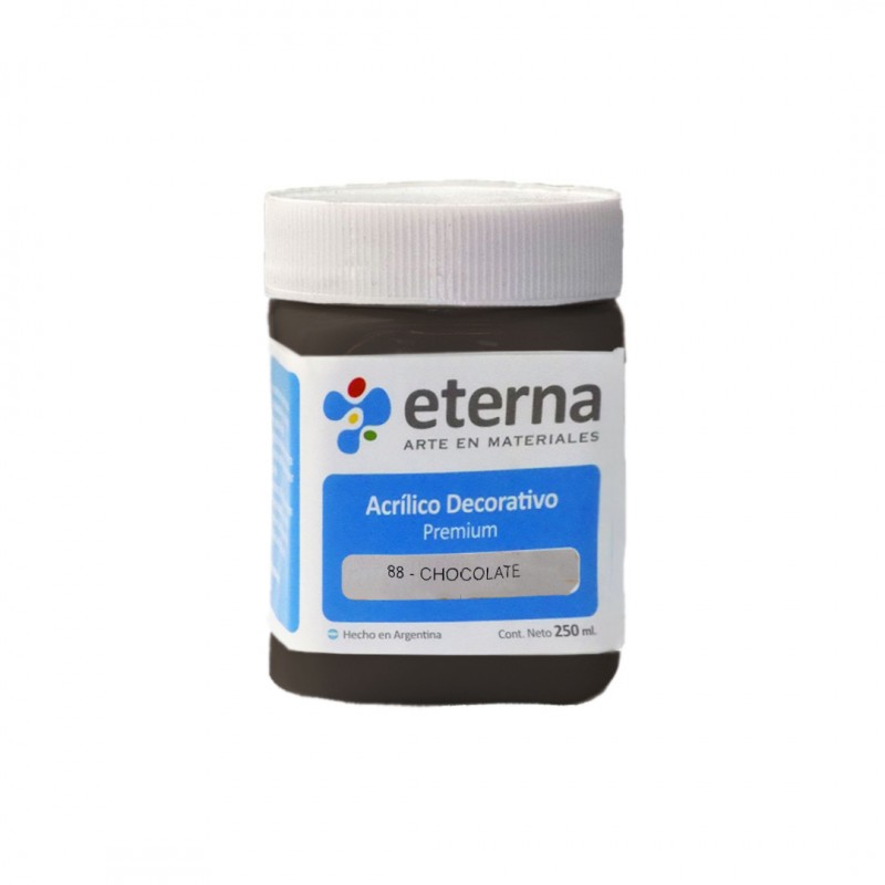ACRILICO DECORATIVO ETERNA X250ML. TIERRA SIENA TOSTADA ACRILICO DECORATIVO ETERNA X250ML. TIERRA SIENA TOSTADA