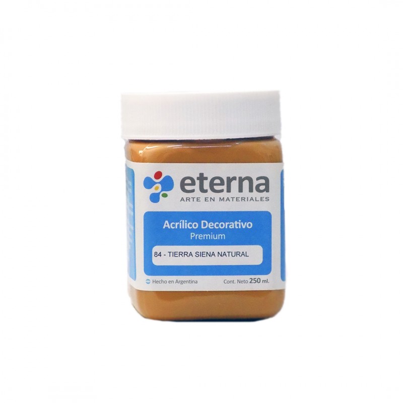 ACRILICO DECORATIVO ETERNA X250ML. TIERRA SIENA NATURAL ACRILICO DECORATIVO ETERNA X250ML. TIERRA SIENA NATURAL