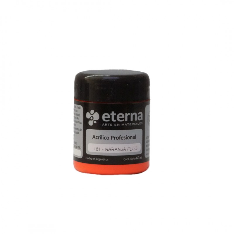 ACRILICO PROF. ETERNA X60ML. NARANJA FLUO ACRILICO PROF. ETERNA X60ML. NARANJA FLUO