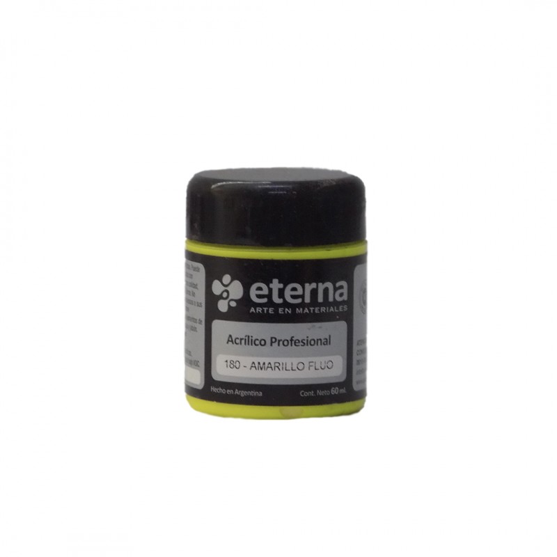 ACRILICO PROF. ETERNA X60ML. AMARILLO FLUO ACRILICO PROF. ETERNA X60ML. AMARILLO FLUO