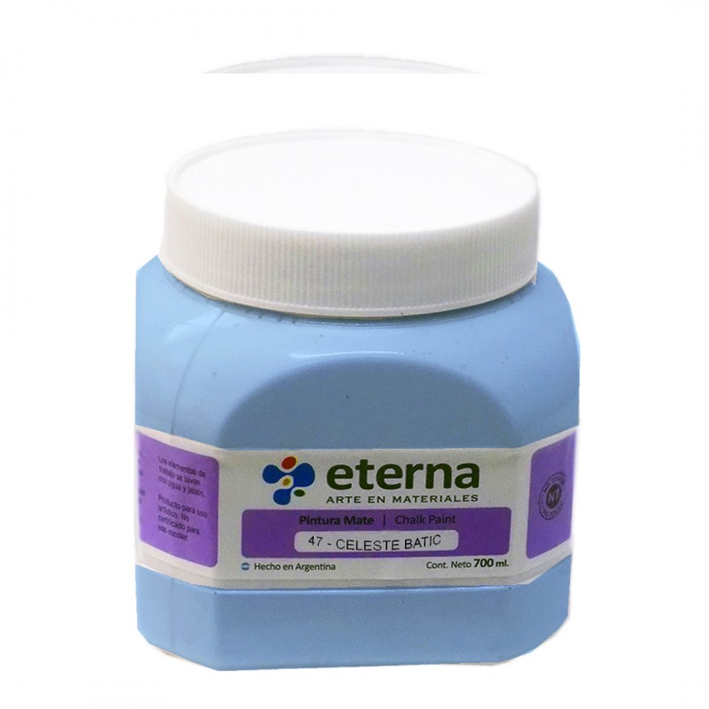 PINTURA CHALK MATE ETERNA X700ML. CELESTE BATIC PINTURA CHALK MATE ETERNA X700ML. CELESTE BATIC