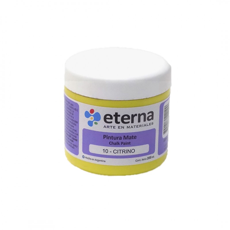 PINTURA CHALK MATE ETERNA X200ML. CITRINO PINTURA CHALK MATE ETERNA X200ML. CITRINO