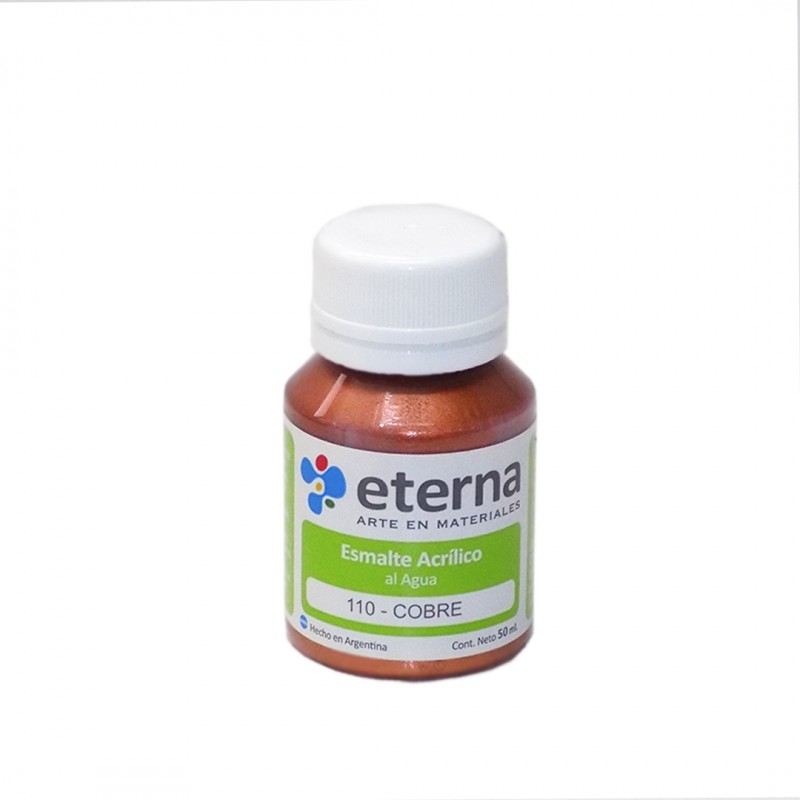 ESMALTE ACRILICO AL AGUA ETERNA X50ML. COBRE ESMALTE ACRILICO AL AGUA ETERNA X50ML. COBRE