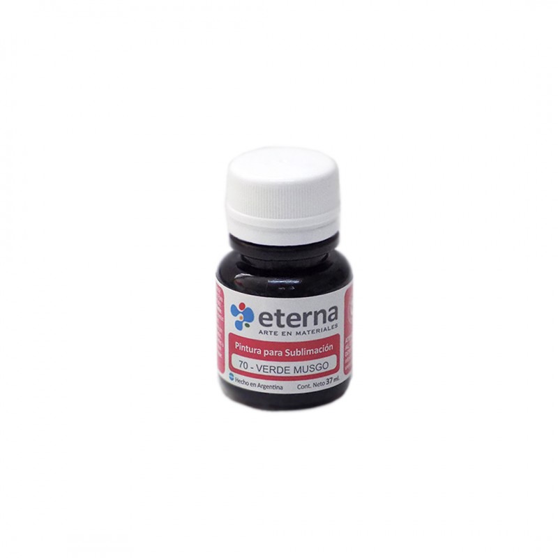 PINTURA SUBLIMABLE ETERNA X37ML. VERDE MUSGO