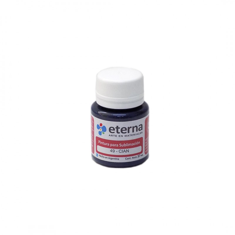 PINTURA SUBLIMABLE ETERNA X37ML. CIAN PINTURA SUBLIMABLE ETERNA X37ML. CIAN