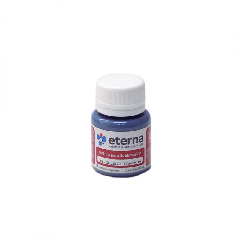 PINTURA SUBLIMABLE ETERNA X37ML. CELESTE BANDERA PINTURA SUBLIMABLE ETERNA X37ML. CELESTE BANDERA