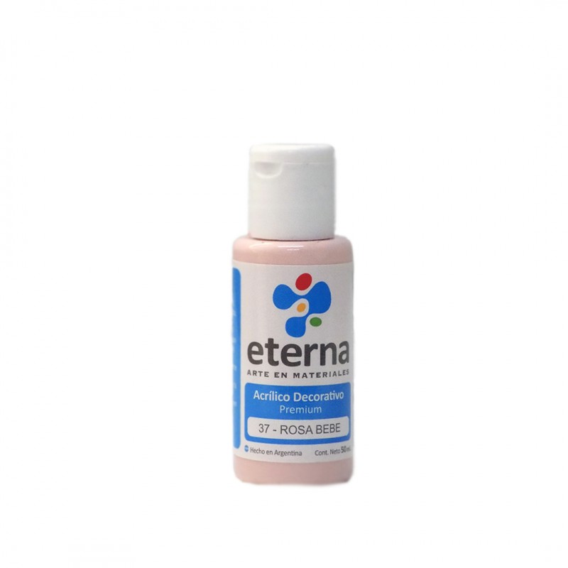 ACRILICO DECORATIVO ETERNA X50ML. ROSA BEBE ACRILICO DECORATIVO ETERNA X50ML. ROSA BEBE