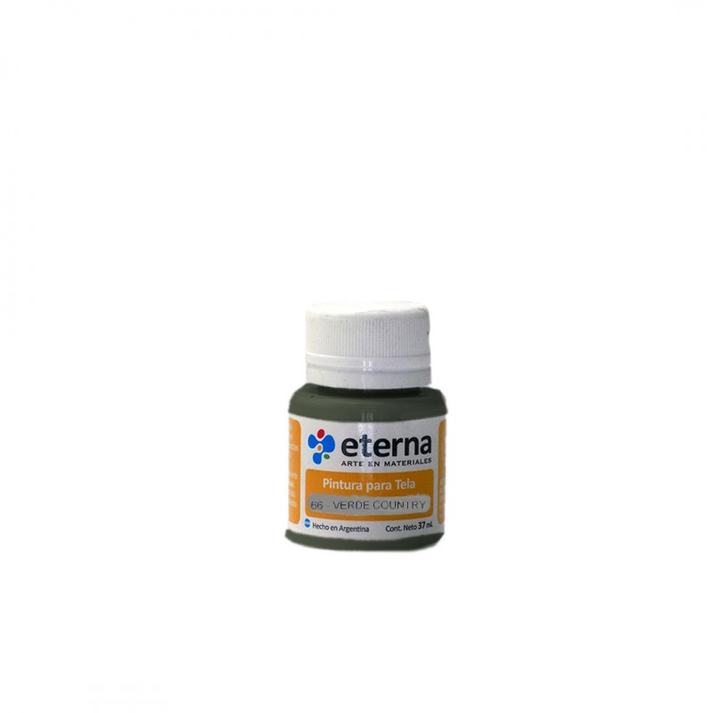 PINTURA P/TELA ETERNA X37ML. VERDE COUNTRY PINTURA P/TELA ETERNA X37ML. VERDE COUNTRY
