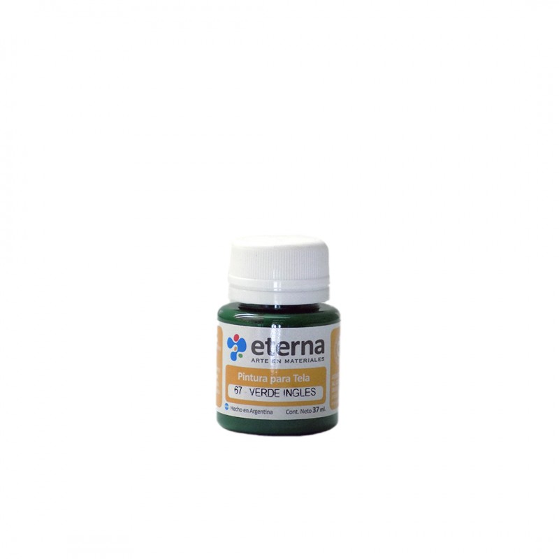 PINTURA P/TELA ETERNA X37ML. VERDE INGLES