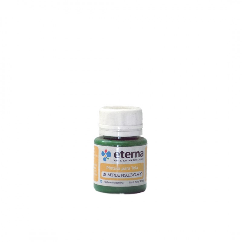 PINTURA P/TELA ETERNA X37ML. VERDE INGLES CL.