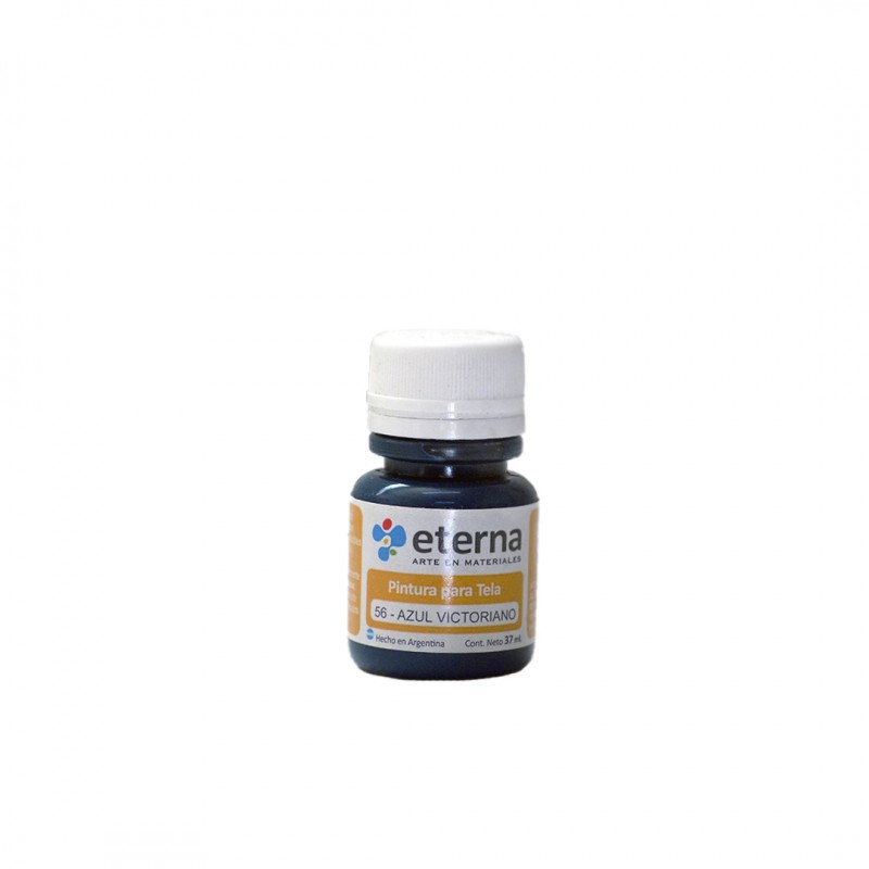 PINTURA P/TELA ETERNA X37ML. AZUL VICTORIANO PINTURA P/TELA ETERNA X37ML. AZUL VICTORIANO