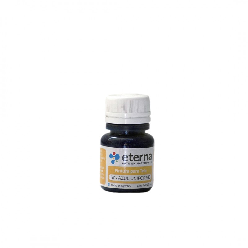 PINTURA P/TELA ETERNA X37ML. AZUL UNIFORME