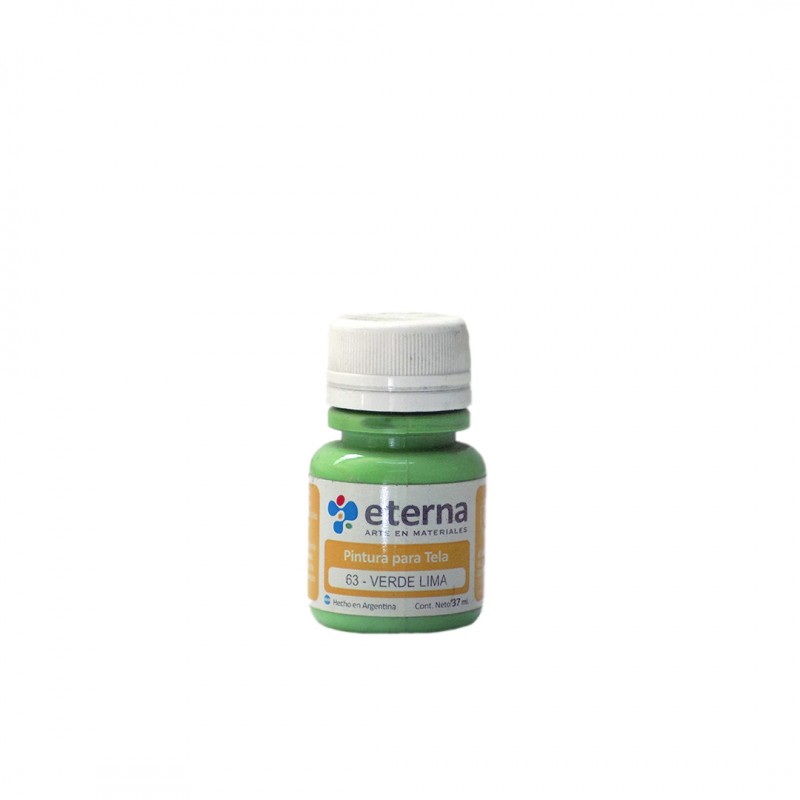 PINTURA P/TELA ETERNA X37ML. VERDE LIMA